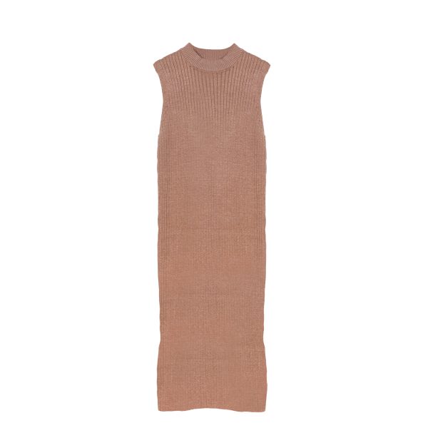 Knitwear Dress 252421 - Coffee 10-14 Years - Image 3