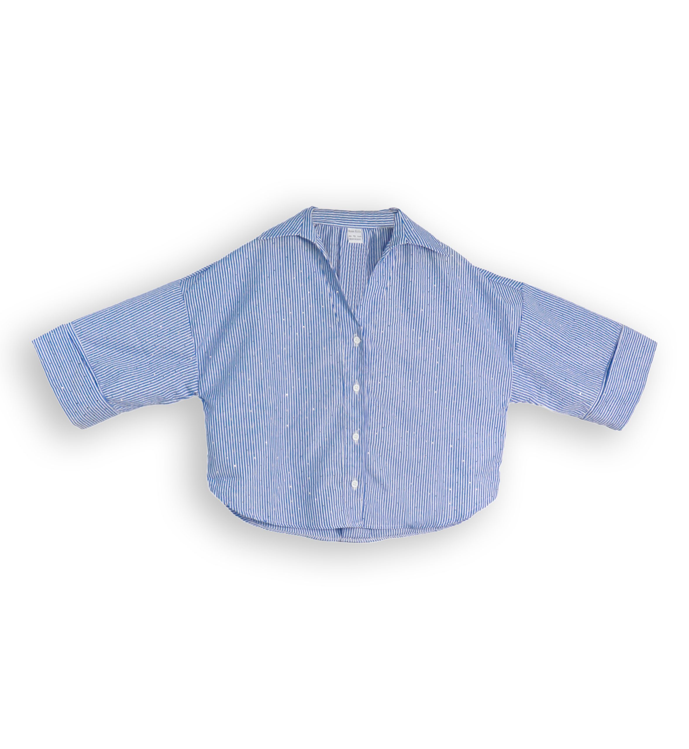 261132 NB Poplin Shirt 261132 - Navy Blue 10-14 Years - Image 1