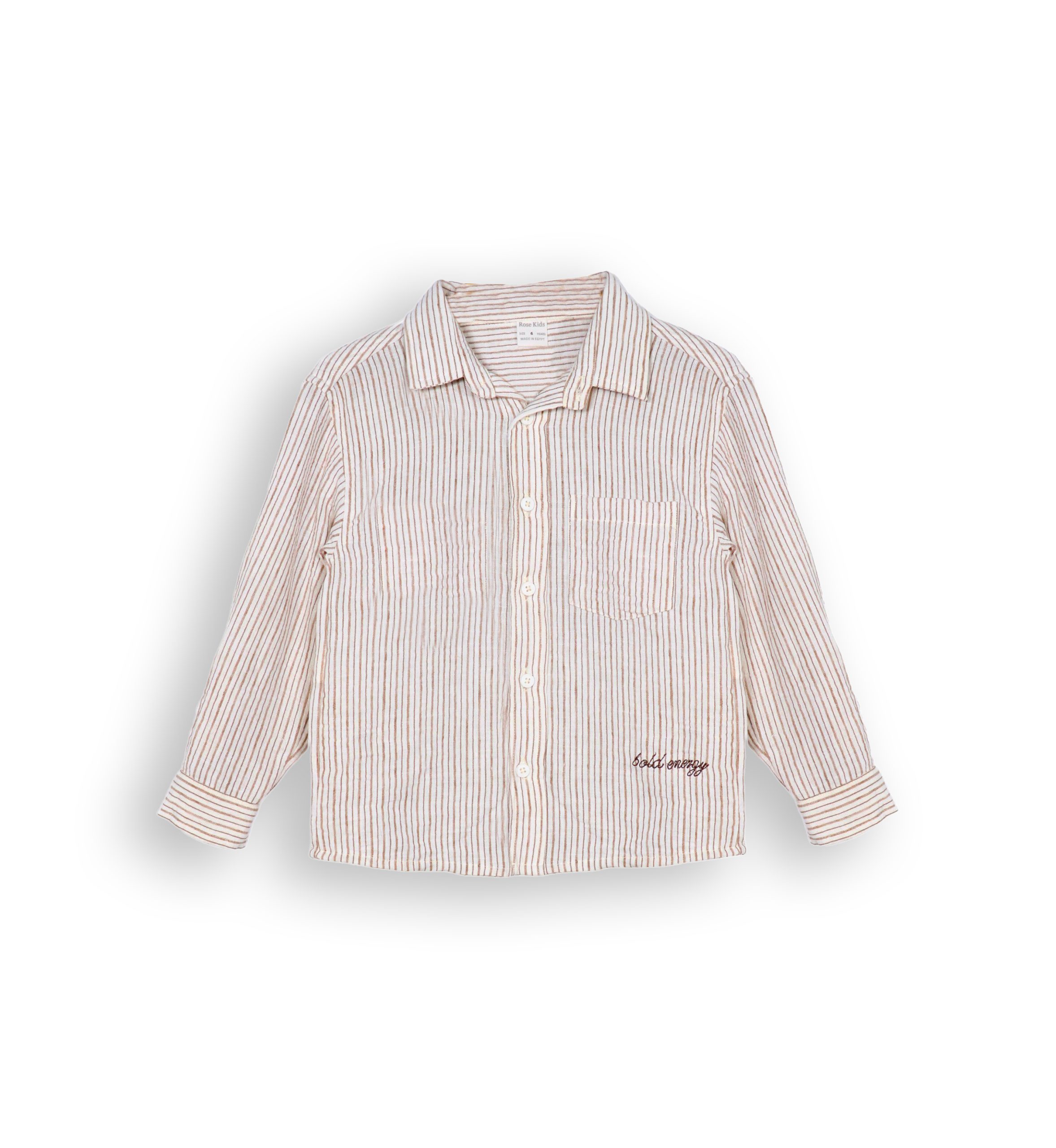 261177 BG Linen Shirt 261177 - Beige 6-14 Years - Image 1
