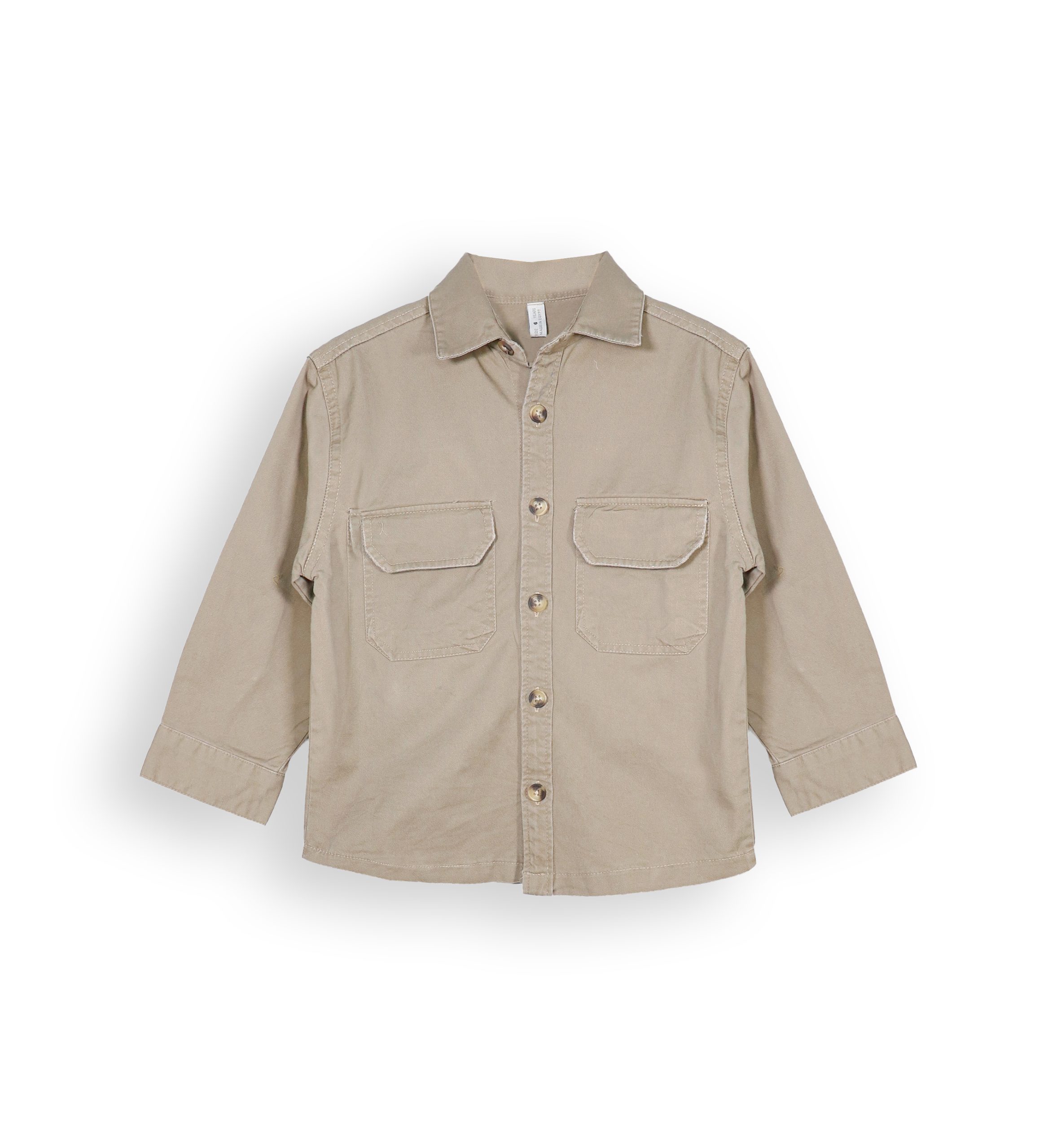 261180 Gabardine Jacket 261180 - Coffee 6-14 Years - Image 1