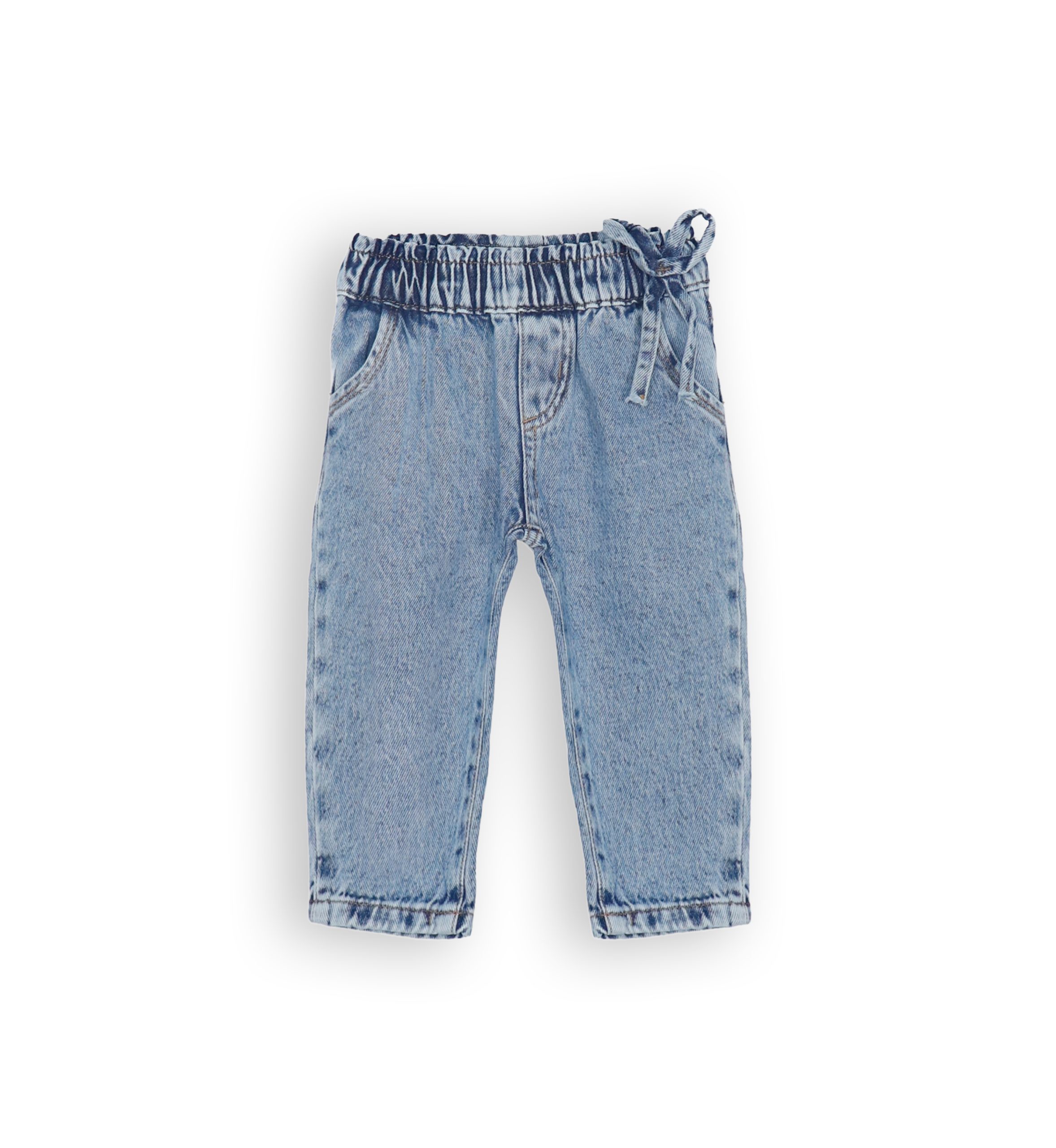 261540 SB Jeans Pants For Girls 261540 - Sky Blue 9-24 Months - Image 1