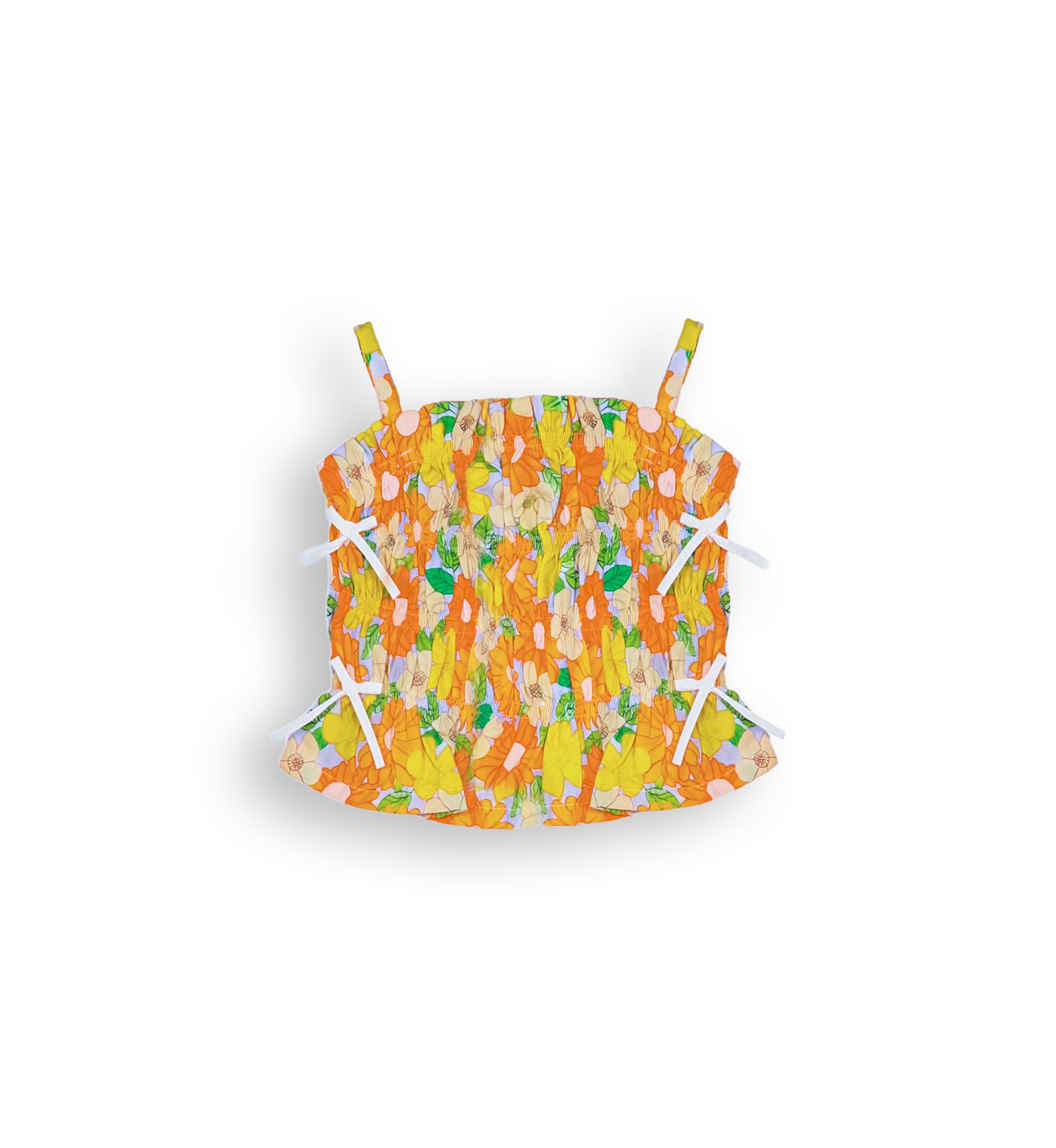 261283 OR Poplin Top 261283 - Orange 2-9 Years - Image 1