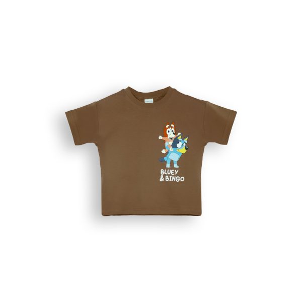 Cotton Pajama For Boys 261308 - Brown 9-24 Months - Image 3