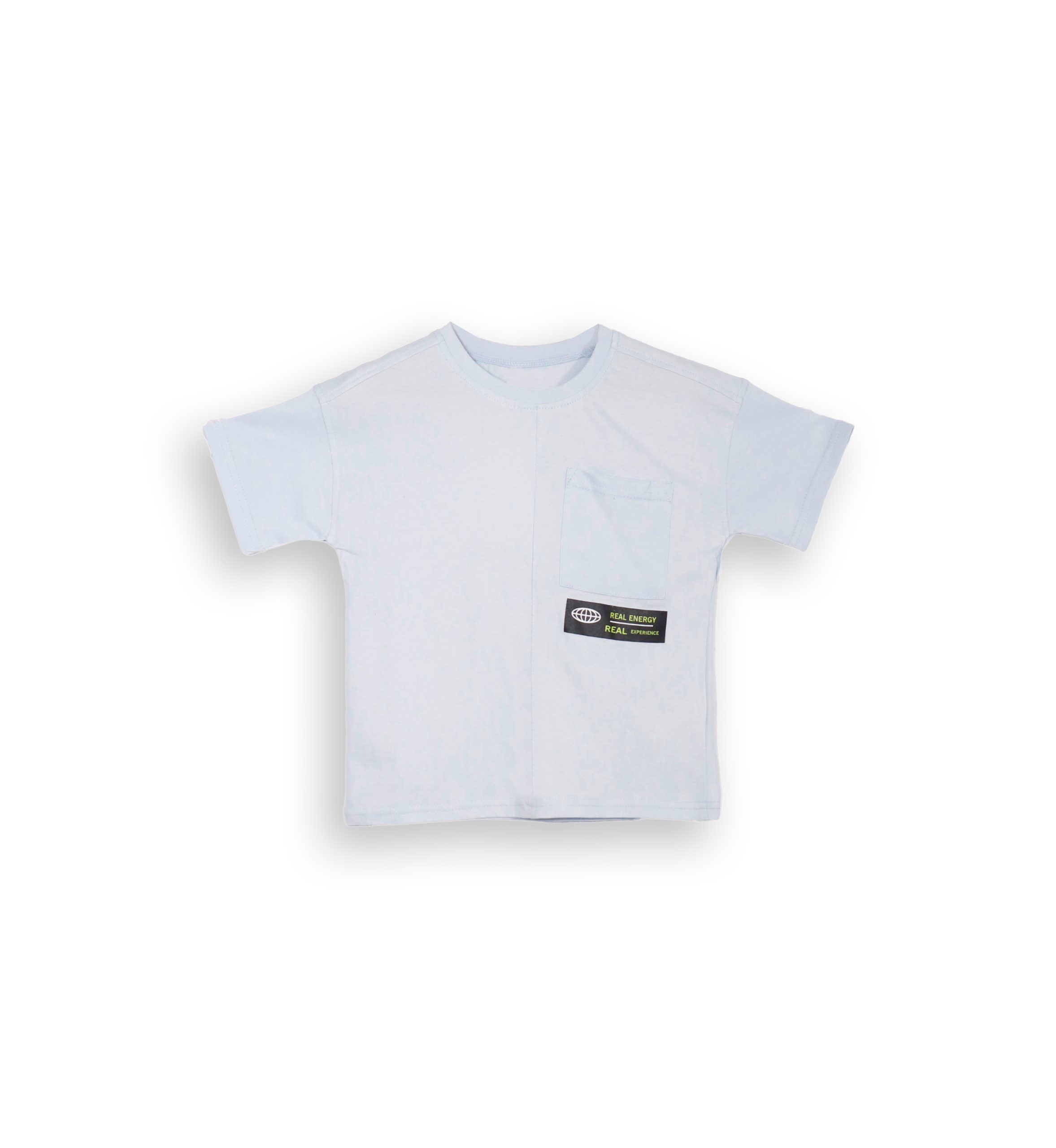 261269 SB Cotton T-shirt 261269 - Sky Blue 6-14 Years - Image 1