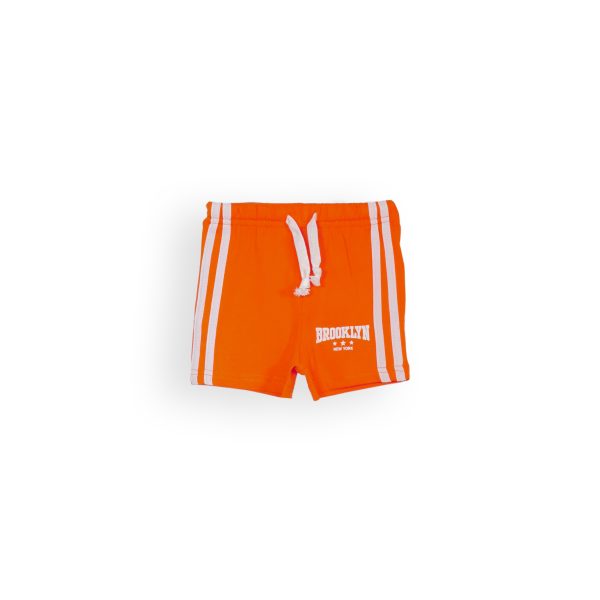Cotton Pajamas For Boys 261276 - Orange 9-24 Months - Image 3