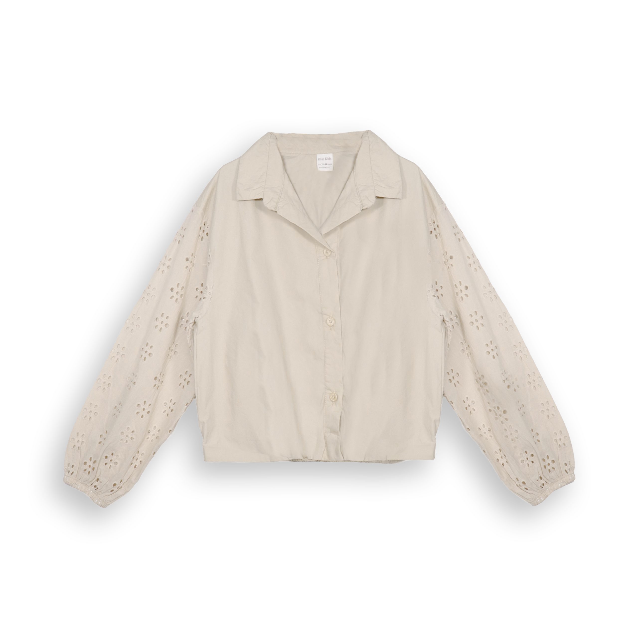 261303 BG Poplin Shirt 261303 - Beige 11-14 Years - Image 1
