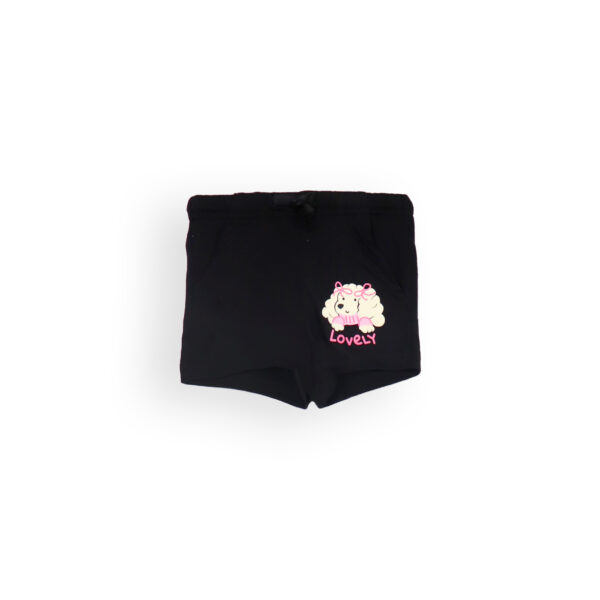 Cotton Pajama For Girls 261333 - Black 9-24 Months - Image 3
