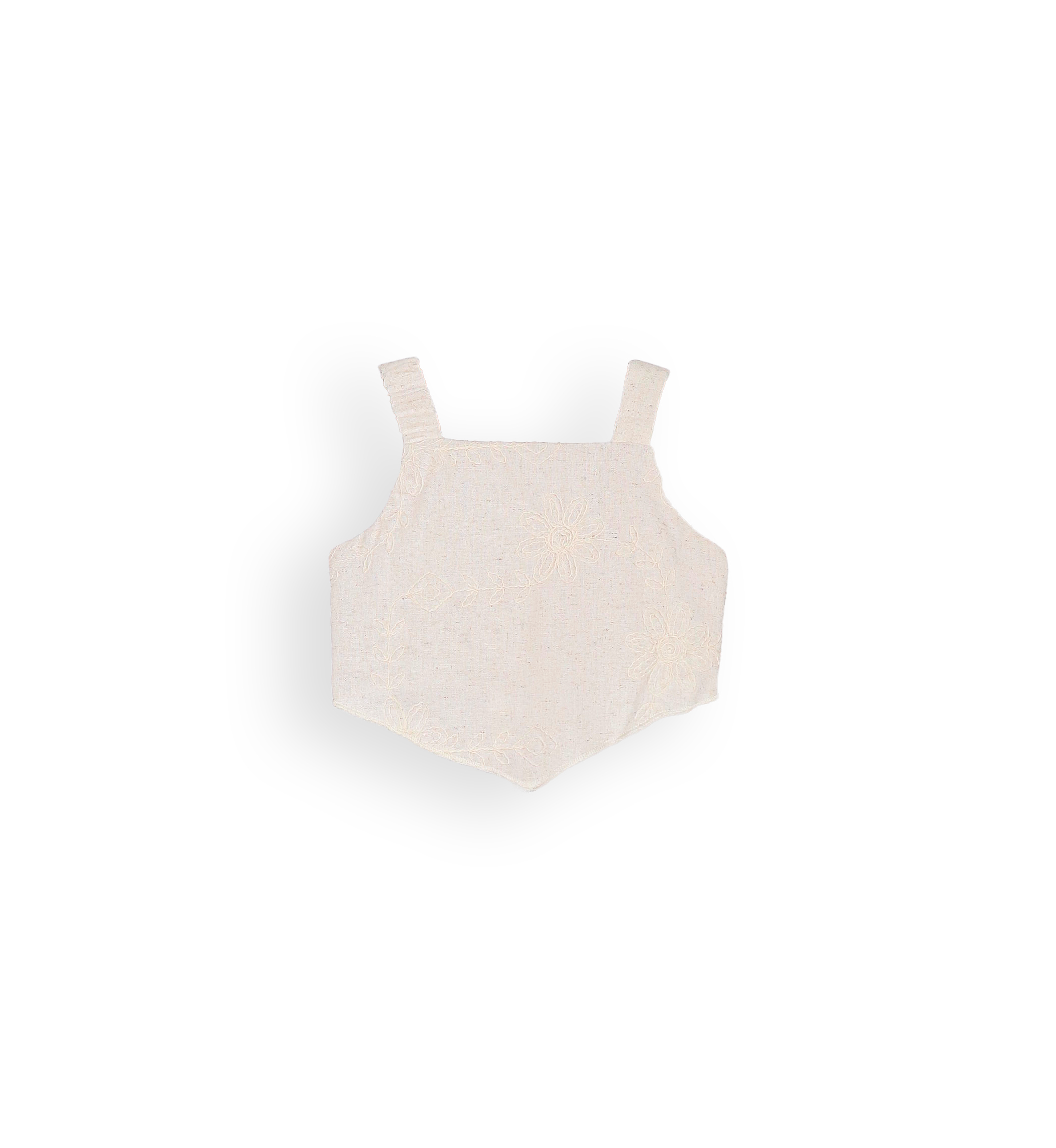 261340 BG Linen Top 261340 - Beige 6-14 Years - Image 1