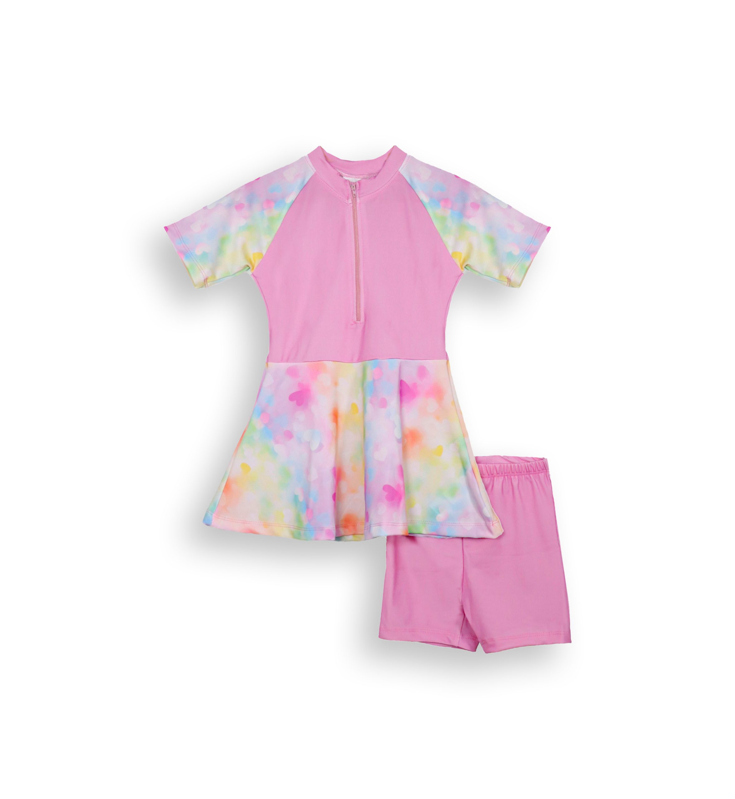 261354 PK Polyester Swimwear 261354 - Pink 6-12 Years - Image 1