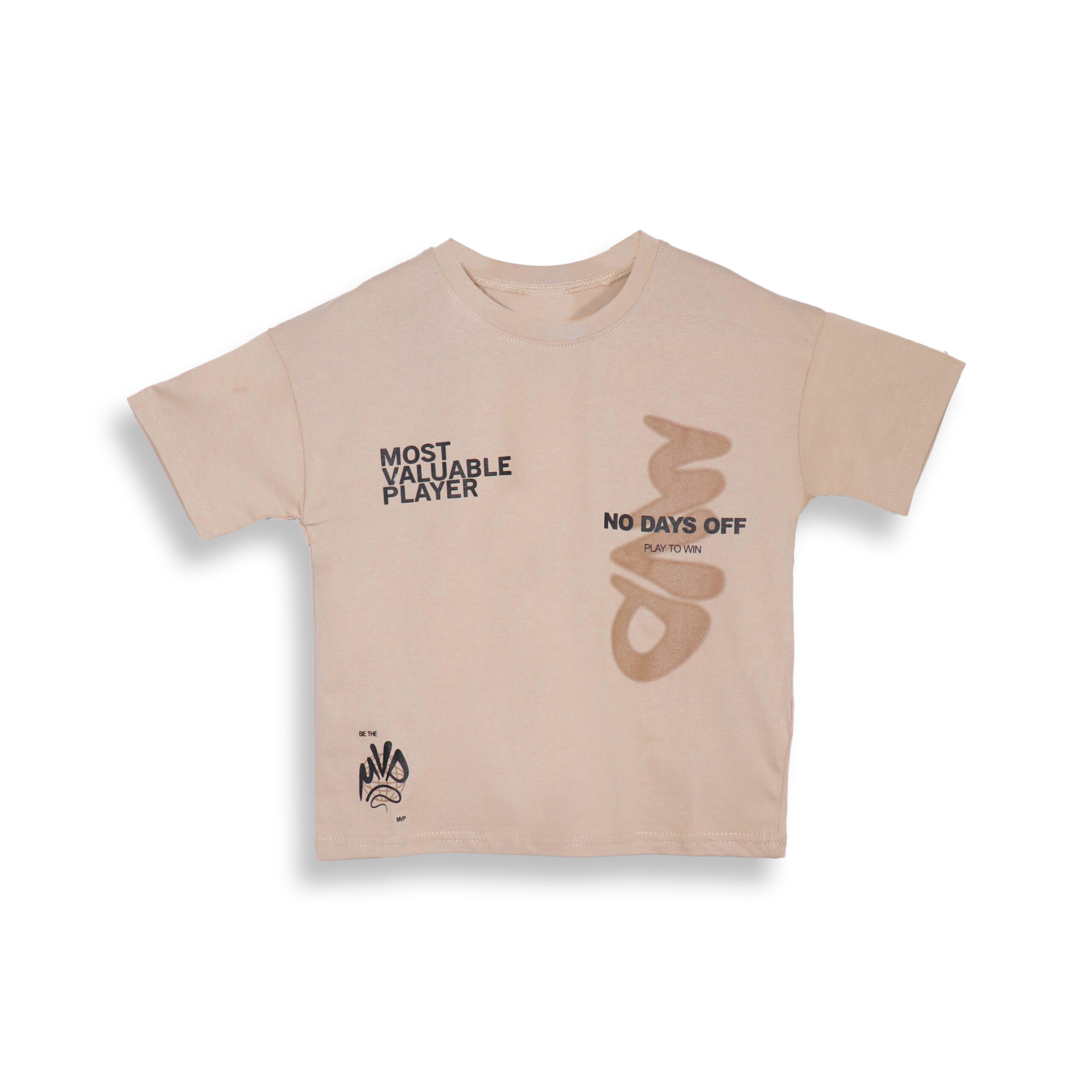 261292 LE Cotton T-shirt 261292 - Beige 6-14 Years - Image 1